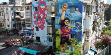 Phát hiện bức tường sống ảo mới toanh ở chung cư cũ tại Sài Gòn